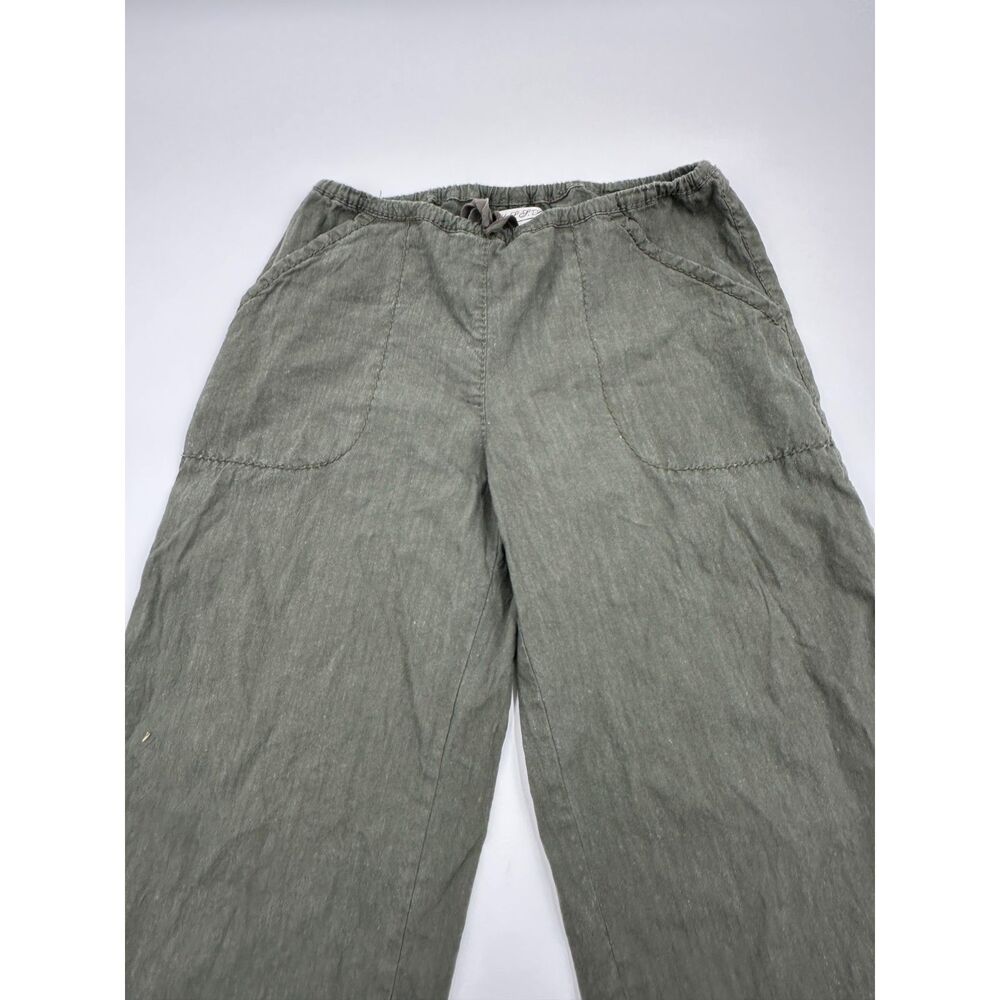 Max Studio Specialty Products Pants For Women Drawstring Linen Blend Sz S Pocket